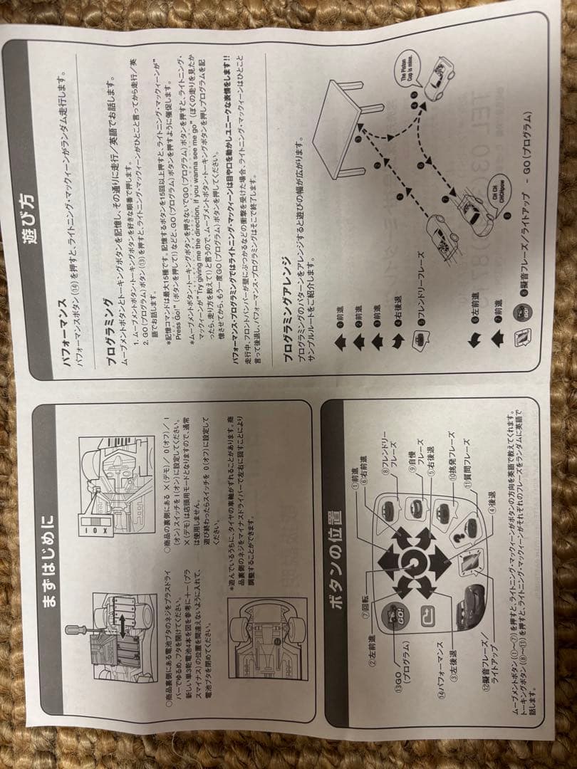 カーズ、ディズニー正規版ライトニング・マックィーン