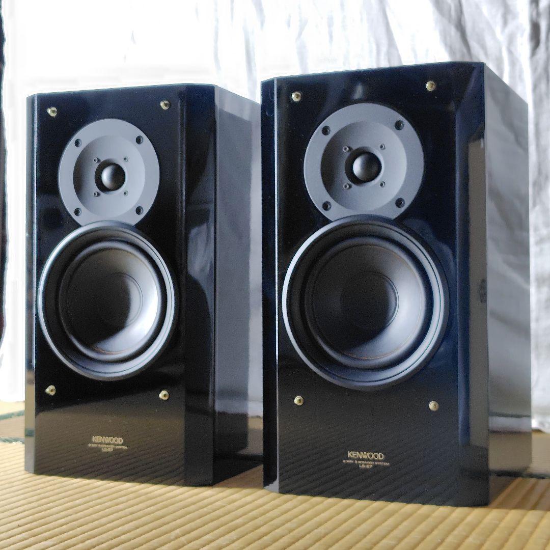 KENWOOD LS-E7 　ブラック光沢　ケンウッド　スピーカー