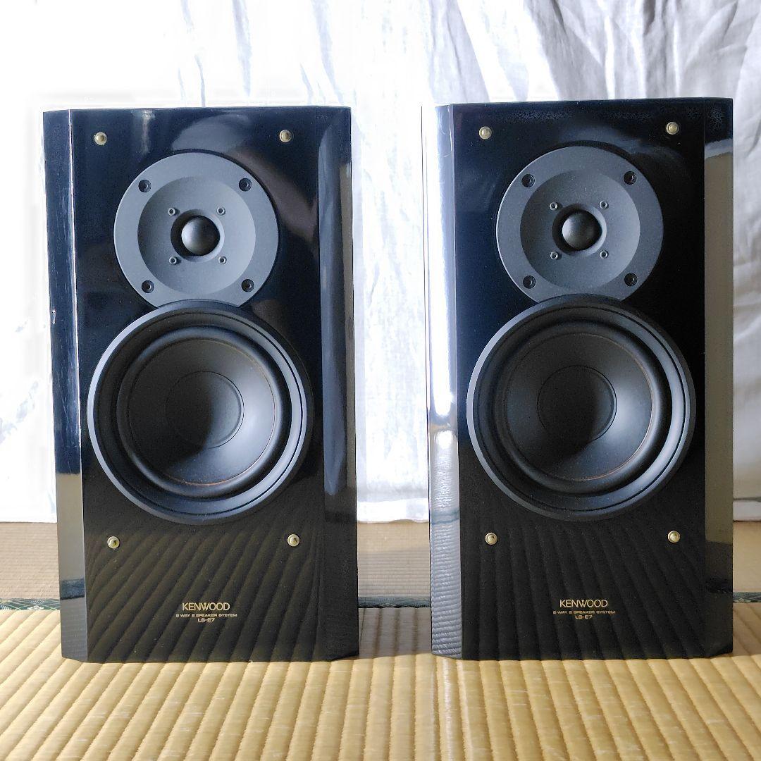 KENWOOD LS-E7 　ブラック光沢　ケンウッド　スピーカー