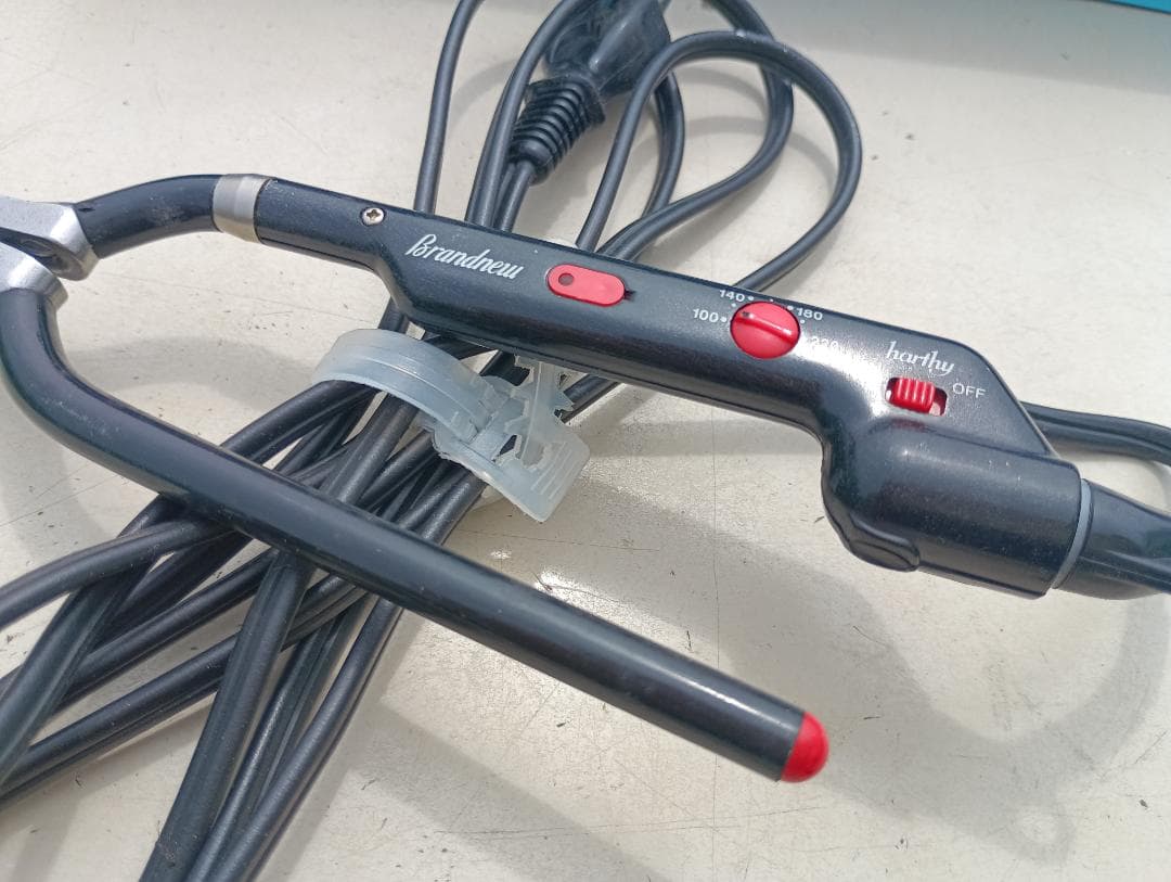 1993)理容店の道具　ヘアアイロンコテ ハーシー　床屋、理容室、理髪店、散髪屋