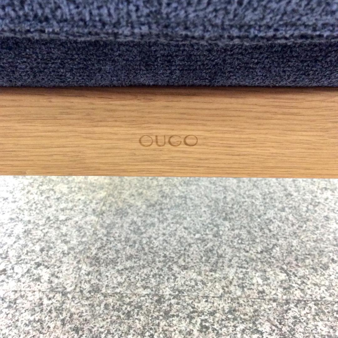 光製作所 OUGO ハイバックチェア オーク材 ブルー