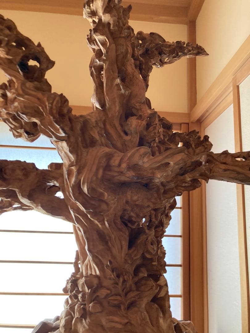 希少　インドネシア　木彫り　置物 オブジェ 骨董　芸術　芸術