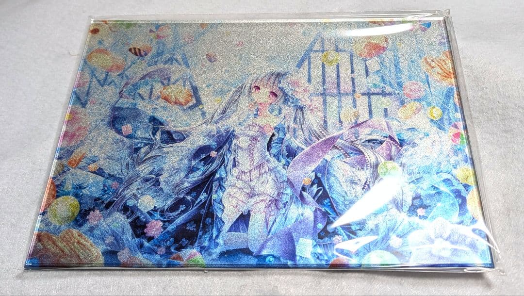 絵師100人展　てぃんくる　はるかぜせつな　アクリルアートプレート　甘永蜜菓