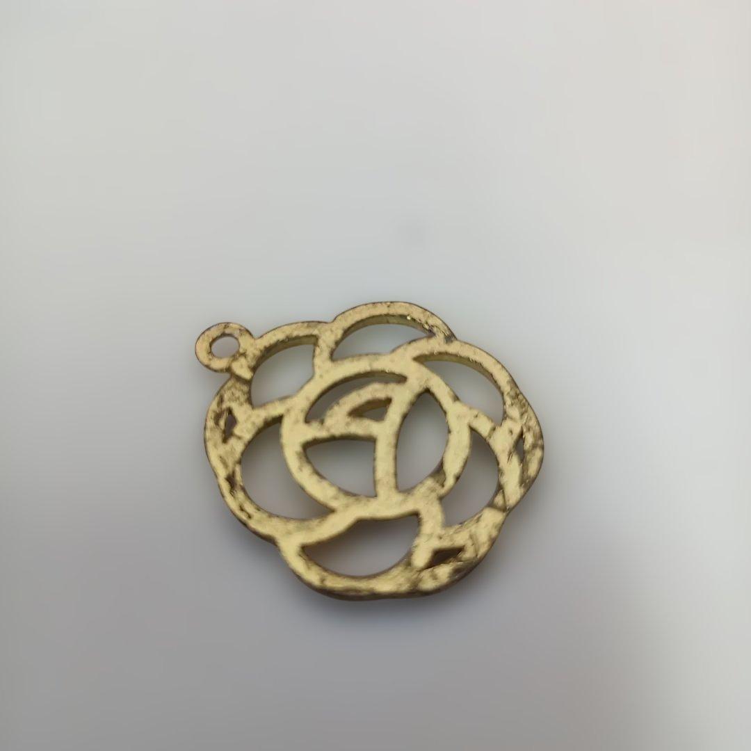 花柄　金風　キーホルダー