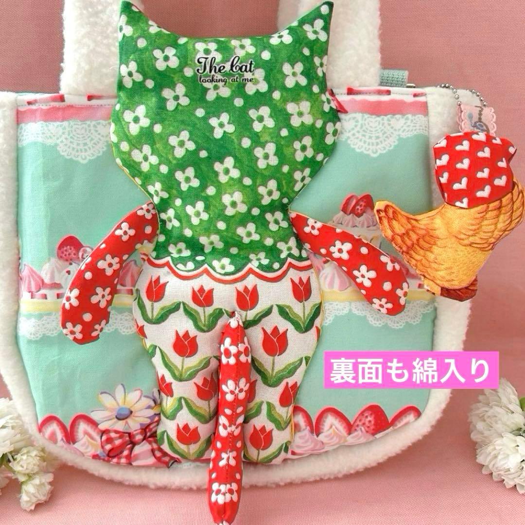 ♡*♡様 苺ケーキいっぱい＆両面綿入りクム君　コヤンイサムチョン　ころりんトート