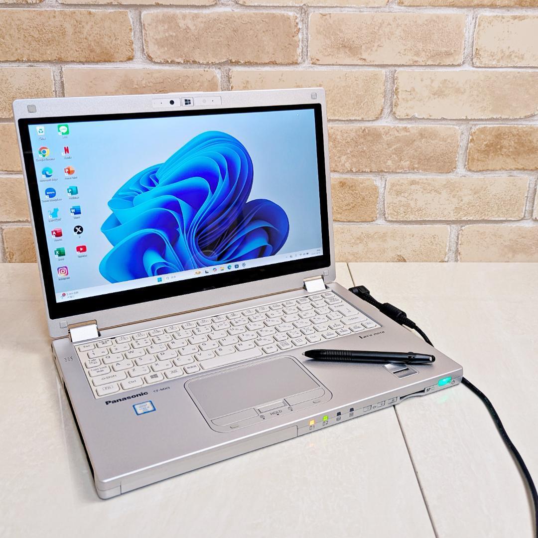 タッチパネル・SSD☆オフィス付き・Win11ノートパソコン☆初心者OK！Q03