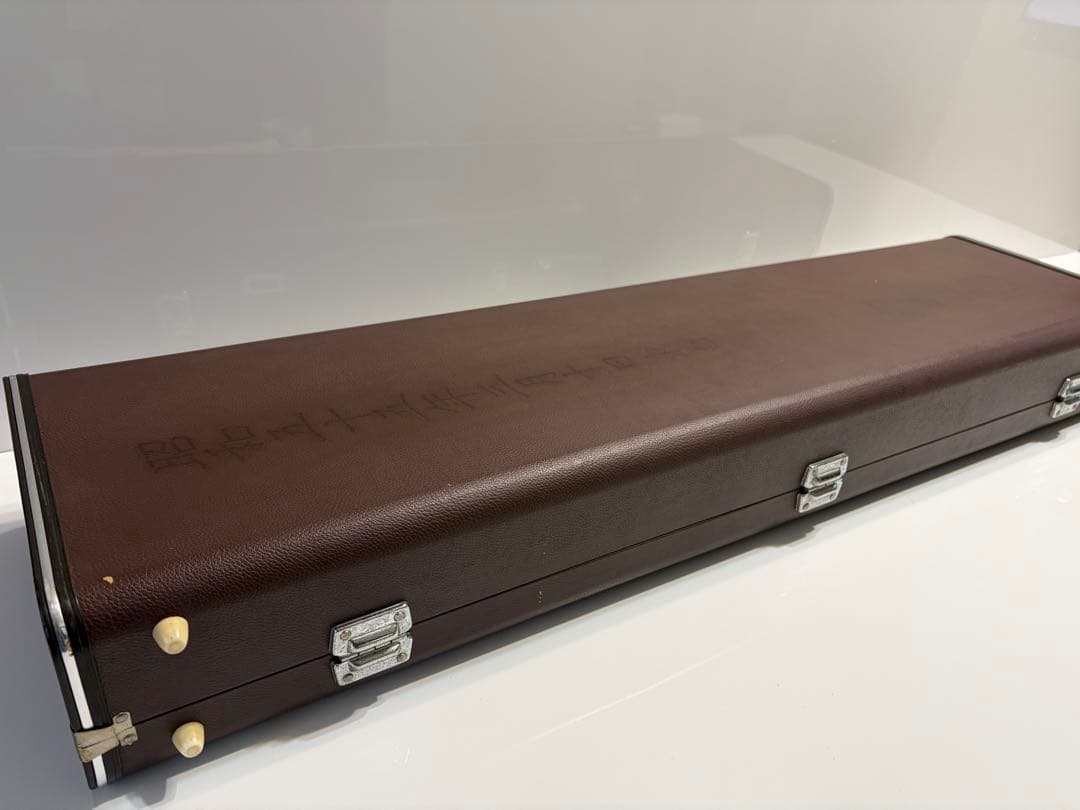 三味線本体 木製 ブラウン ケース付き