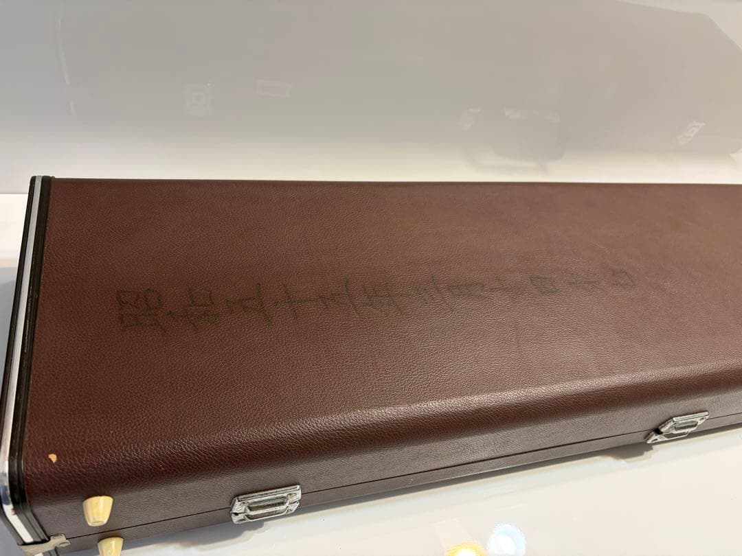 三味線本体 木製 ブラウン ケース付き