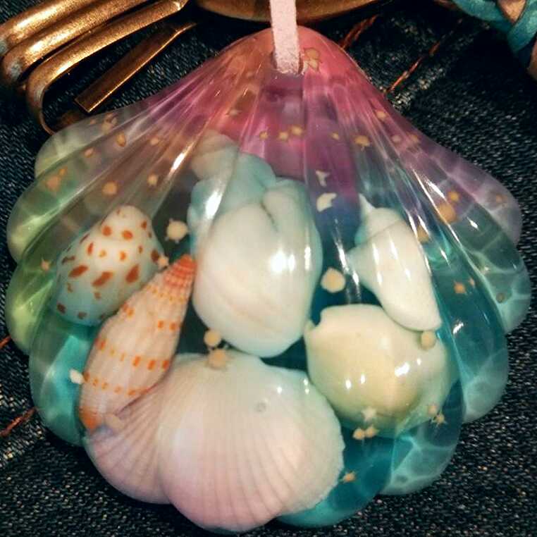 フルオーダー画像 レインボー 海 ロンハーマン 貝殻 アリエル