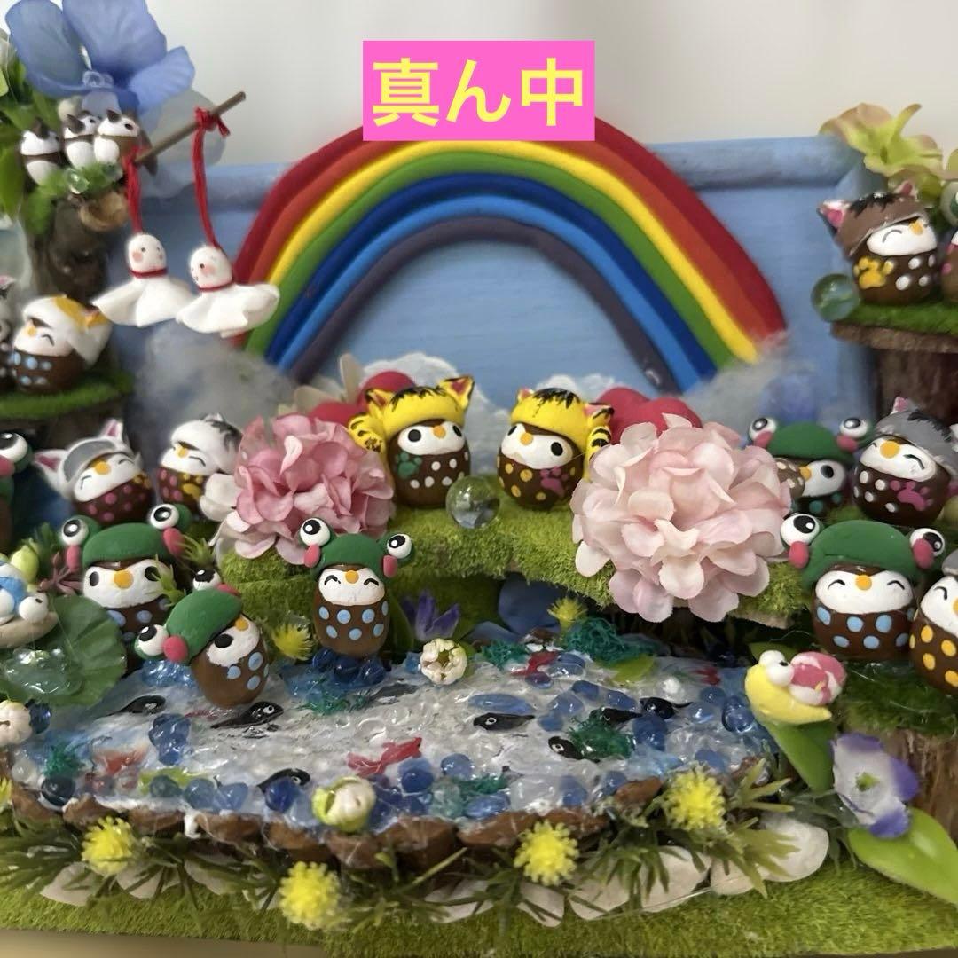 どんぐりアート♡癒しのあじさいBIGオブジェ♡