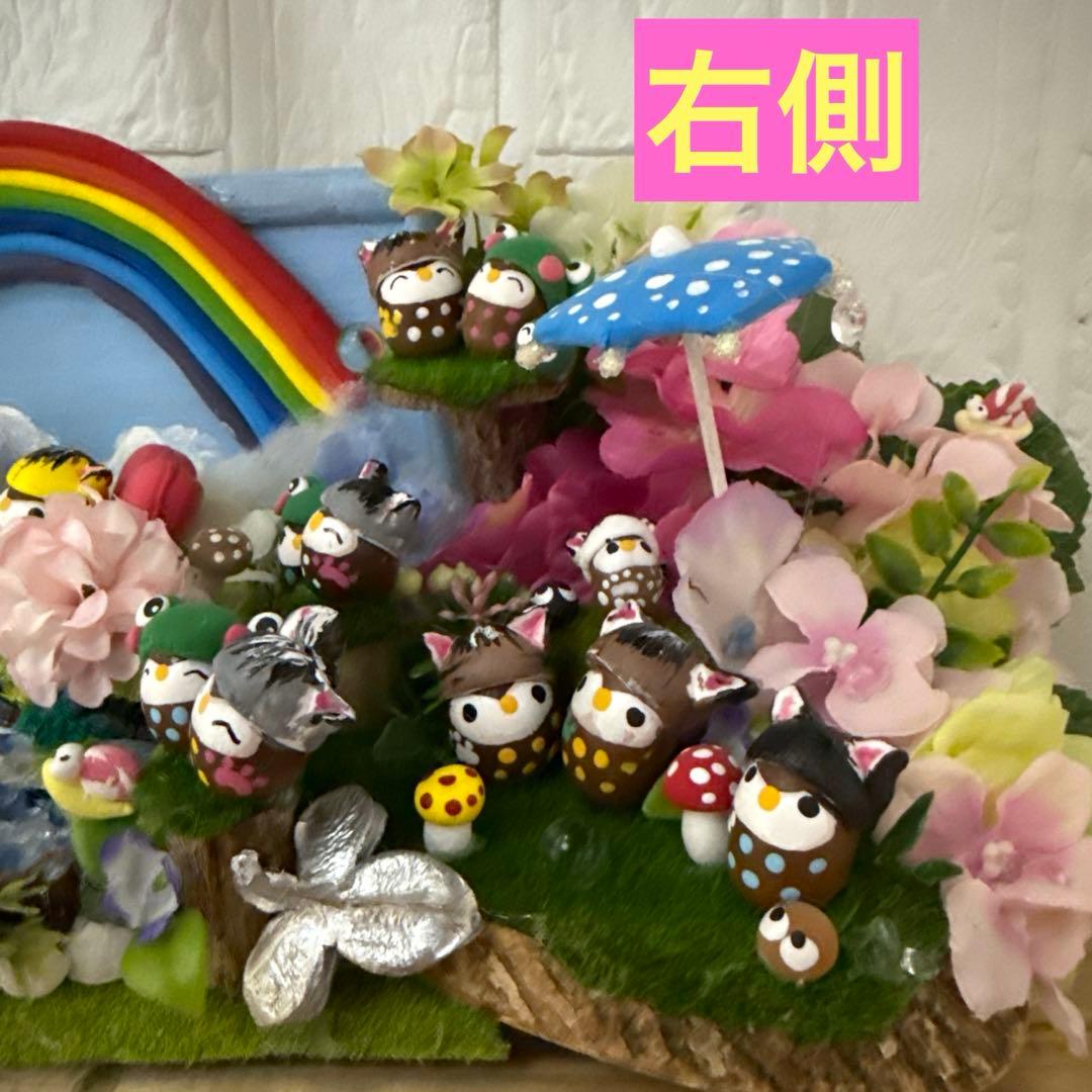 どんぐりアート♡癒しのあじさいBIGオブジェ♡