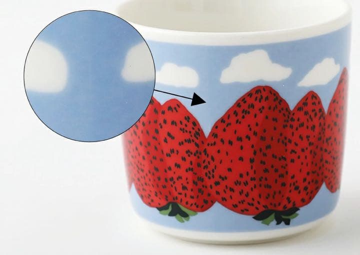 ♥︎marimekko マリメッコ マンシッカヴォレット イチゴ ラテマグ 2個