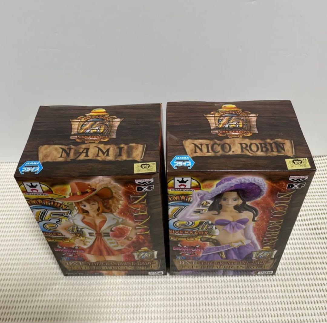 ワンピース　DXF 15TH EDITION ナミ　ニコロビン　フィギュア2体