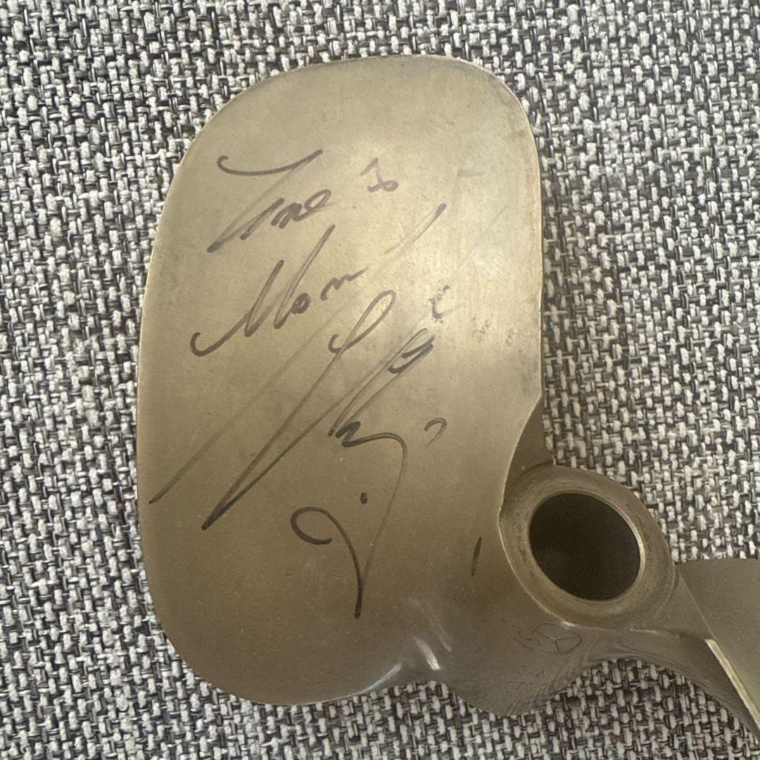 ボートレーサー　松井繁選手　実筆サイン入りプロペラ⭐︎激レア登録番号刻印　箱付き
