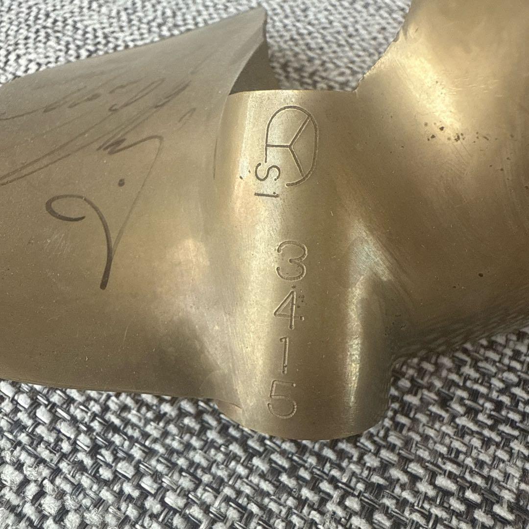 ボートレーサー　松井繁選手　実筆サイン入りプロペラ⭐︎激レア登録番号刻印　箱付き
