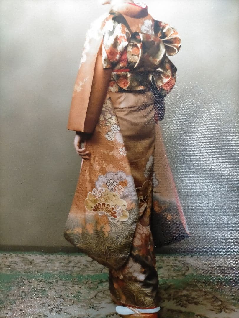 振袖 黒帯セット 成人式 着物 高級感