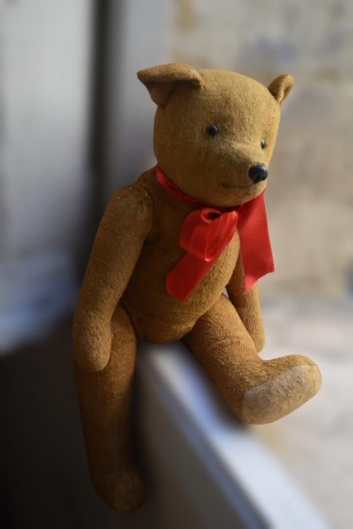 フランスアンティーク　テディベア　熊のぬいぐるみ　美品