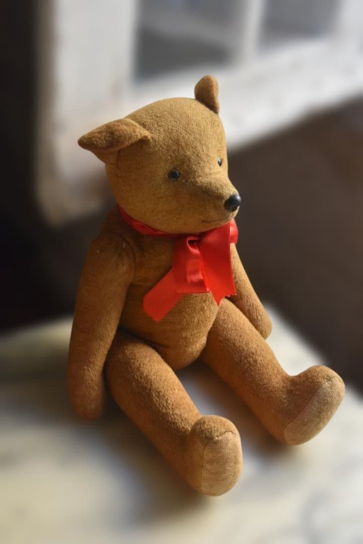 フランスアンティーク　テディベア　熊のぬいぐるみ　美品