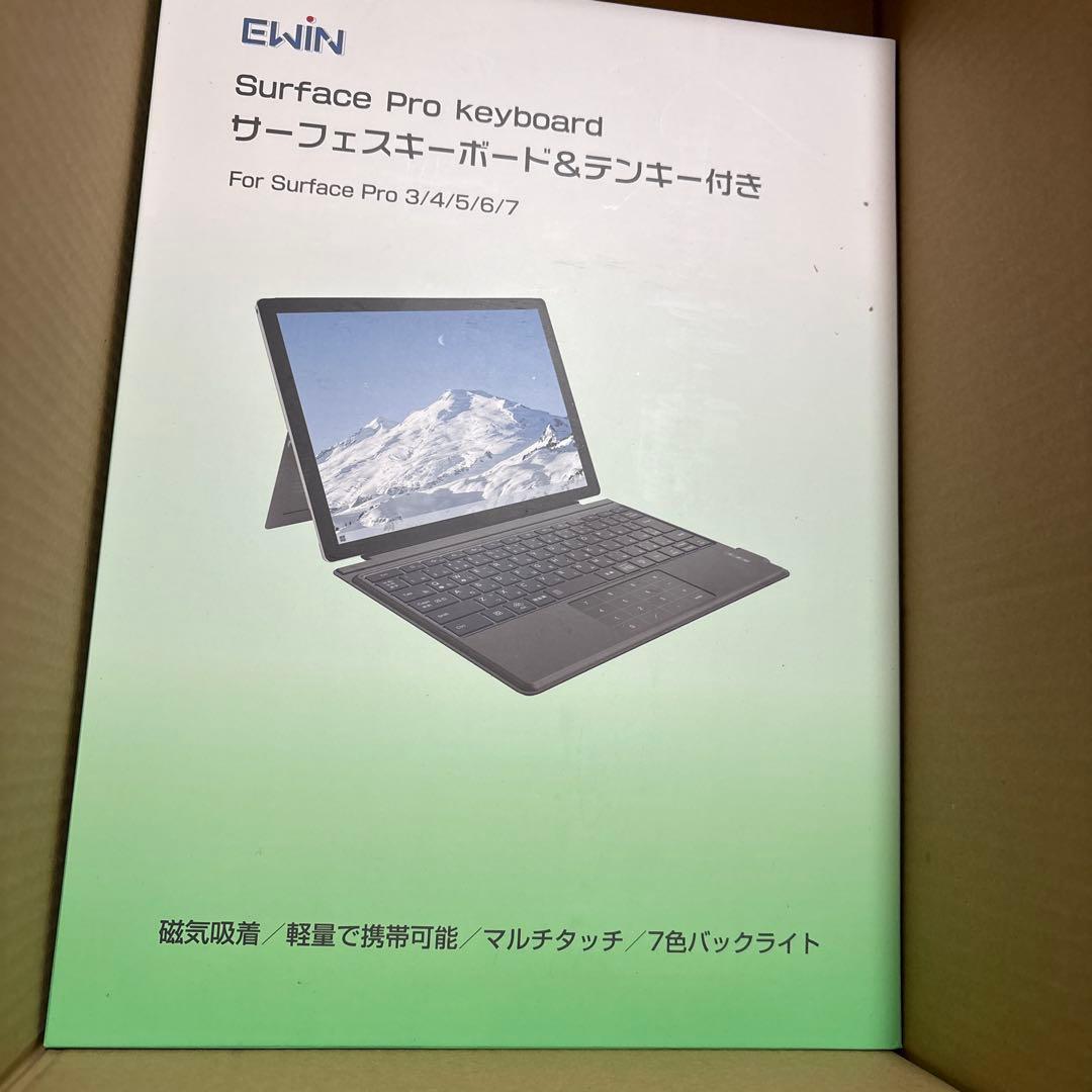 Surface Pro 3/4/5/6/7 キーボード ワイヤレス JIS標準