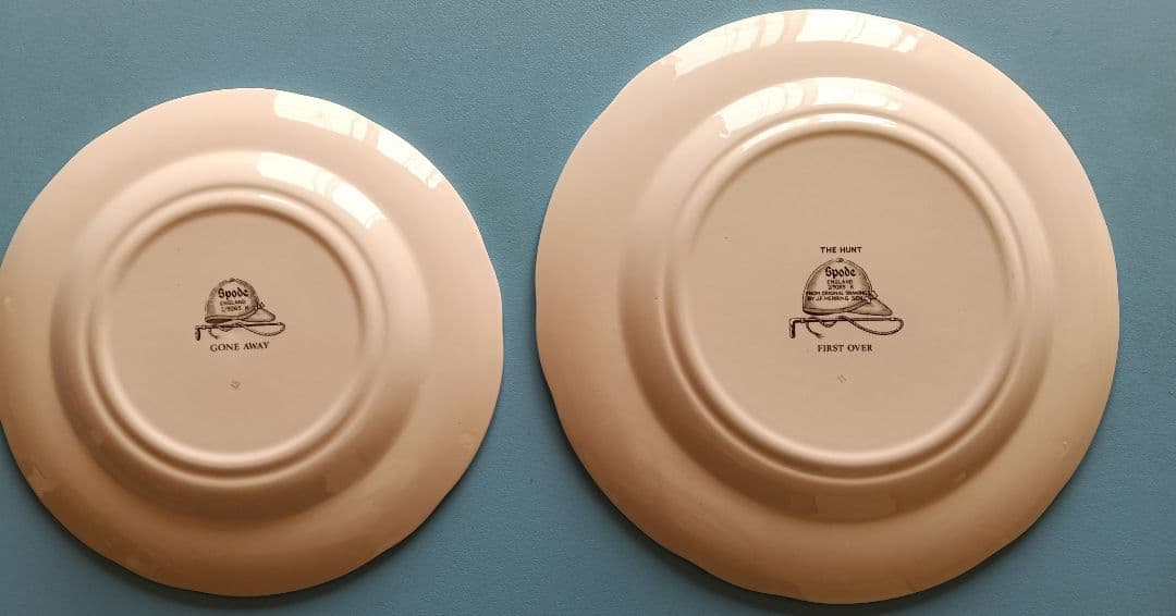SPODE スポードTHE HUNTハンティング乗馬プレートお皿セット英国