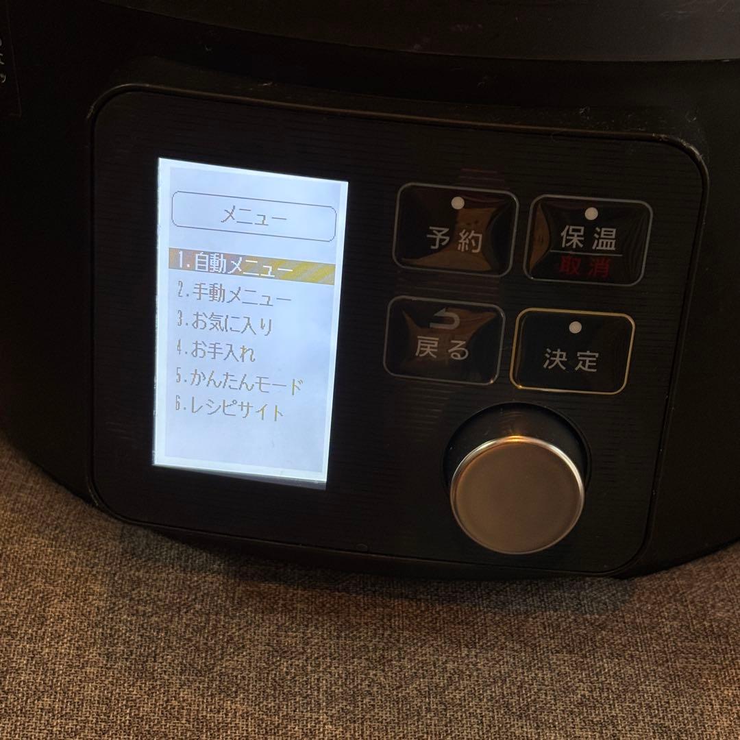電気圧力鍋 4.0L アイリスオーヤマ　PMPC-MA4-B ブラック　6合炊き