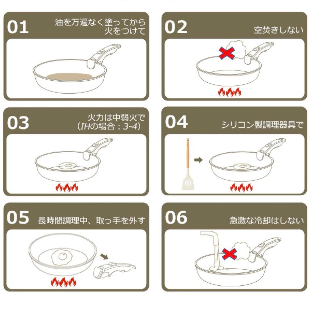 カローテ　フライパンセット　16点