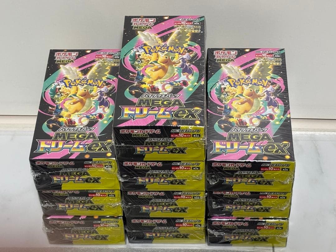 ポケモンカードゲームMEGAドリームEX10BOX 新品未開封正規品シュリンク付