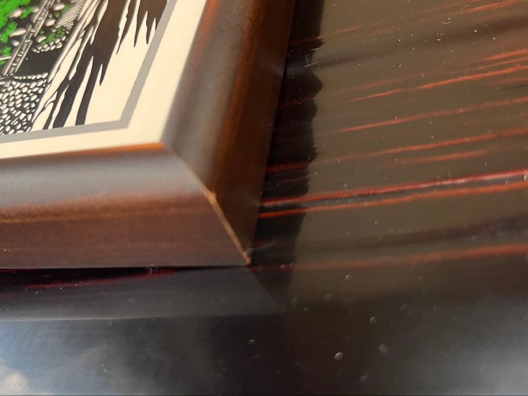 あさのたかを　タイルアート　上高地・河童橋　約16.3× 16.3㎝