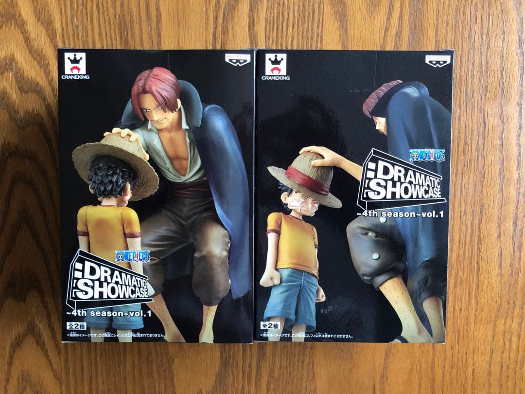 ワンピース DRAMATIC SHOWCASE シャンクス ルフィ 全2種セット