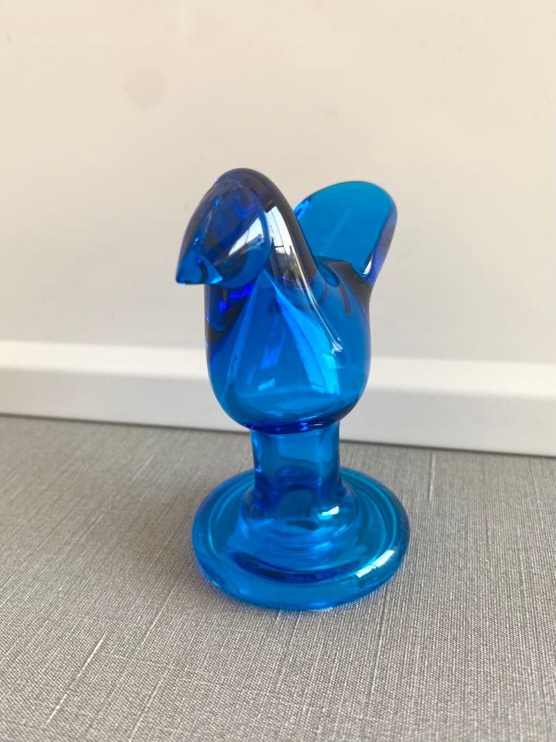 イッタラ　バード　ミニシエッポ脚付　ターコイズ×スカイブルー