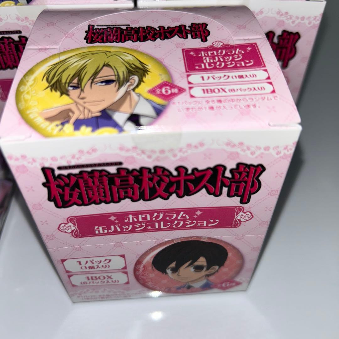 桜蘭高校ホスト部 缶バッジBOX 3箱 ＆ クリップバッジ ＆ アクスタ