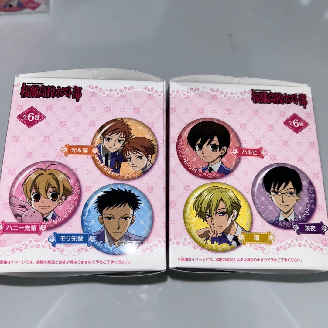 桜蘭高校ホスト部 缶バッジBOX 3箱 ＆ クリップバッジ ＆ アクスタ