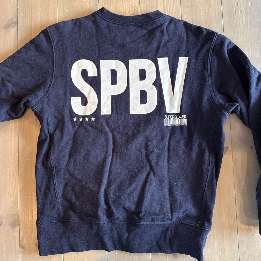 SUPERBEAVER SPBV スウェットシャツ ネイビー