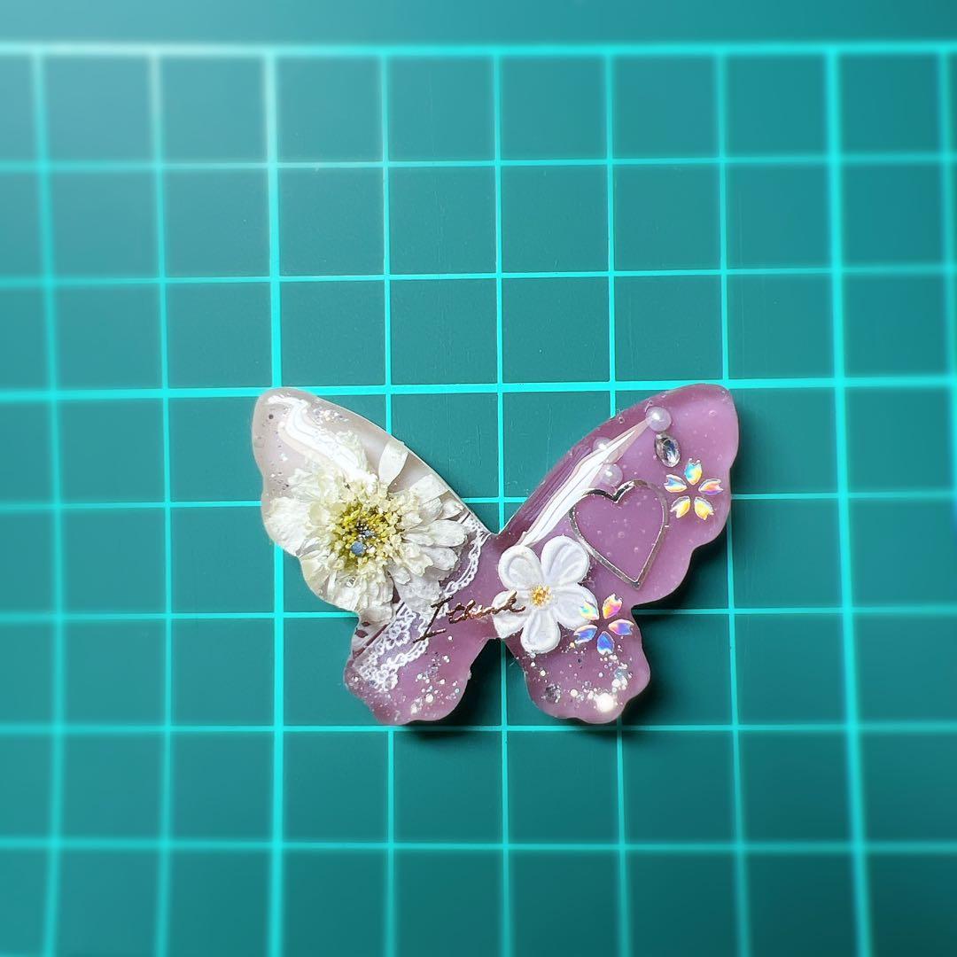 レジン ヘアゴム ドライフラワー No.873