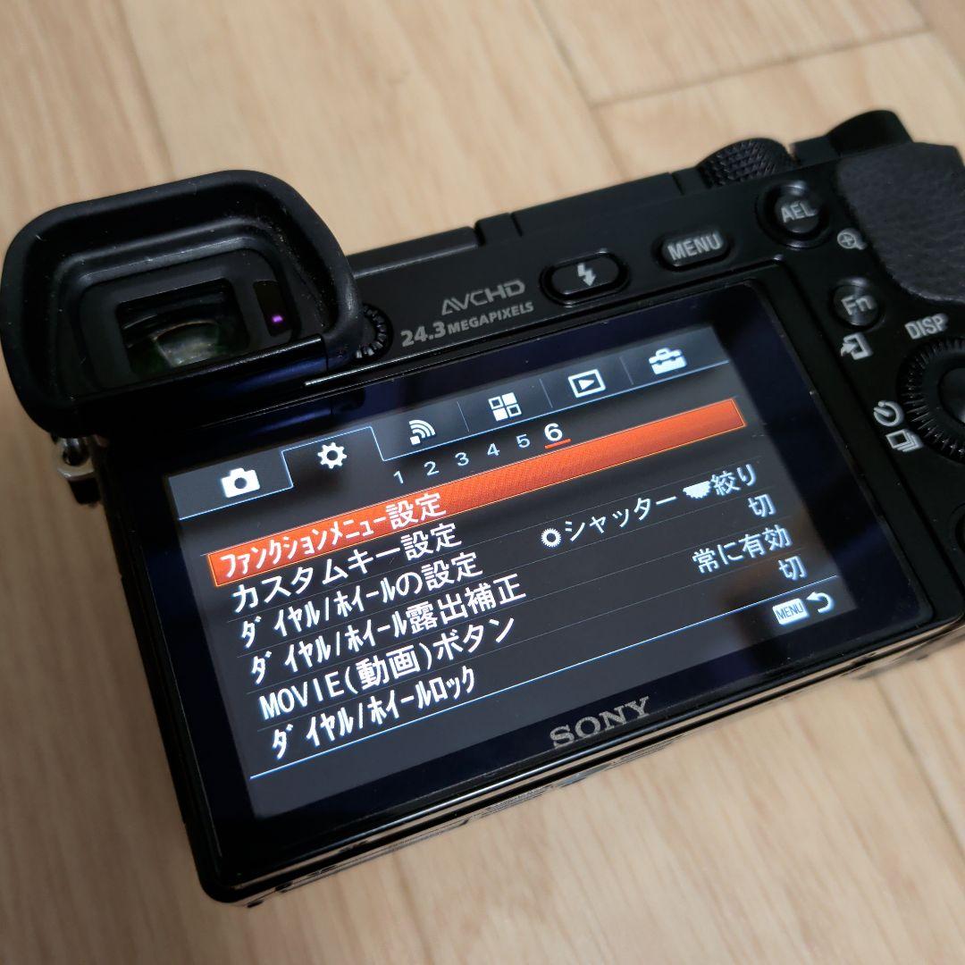 SONY α6000 ミラーレス一眼カメラ ダブルズームレンズキット