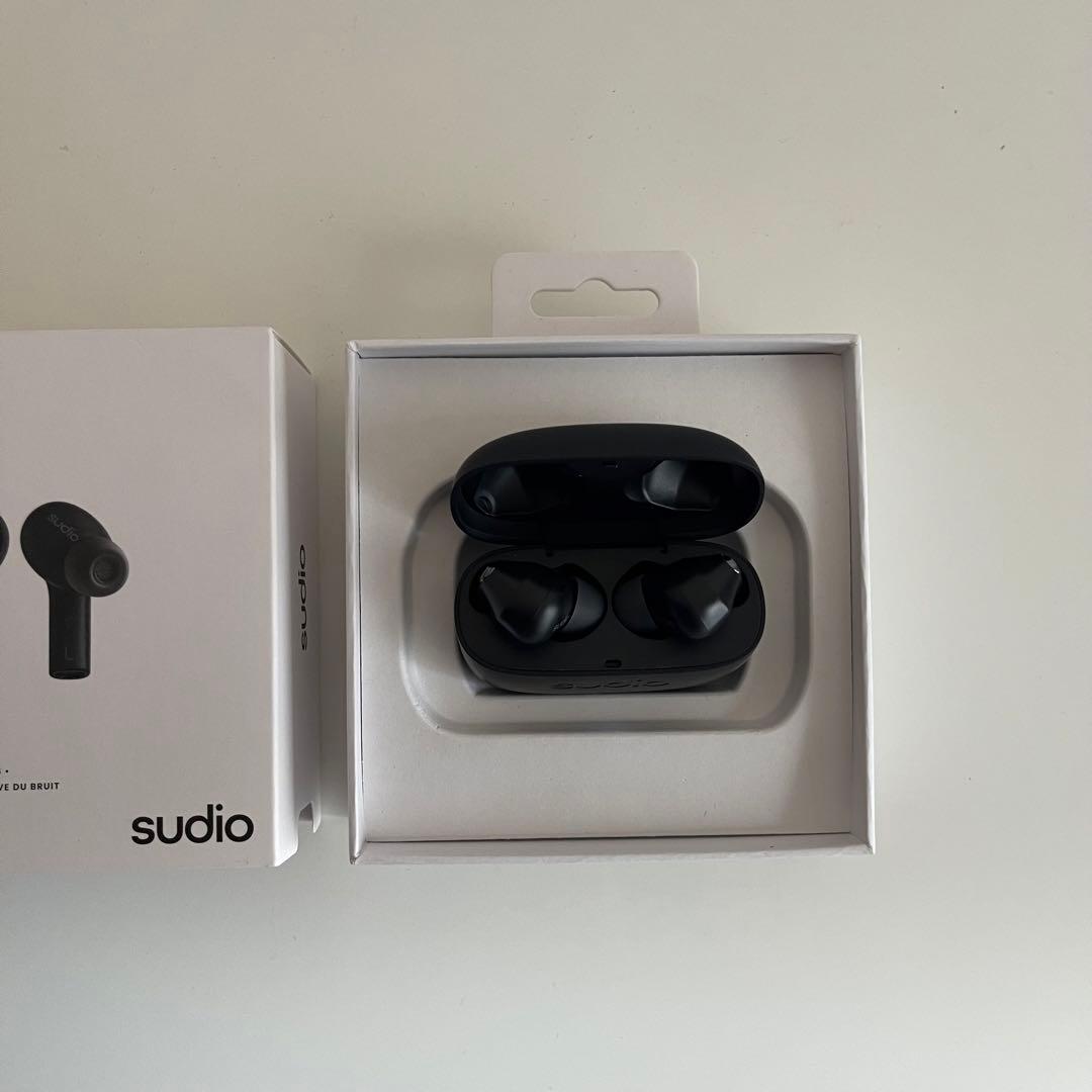 sudio E3 ブラック ワイヤレスイヤホン