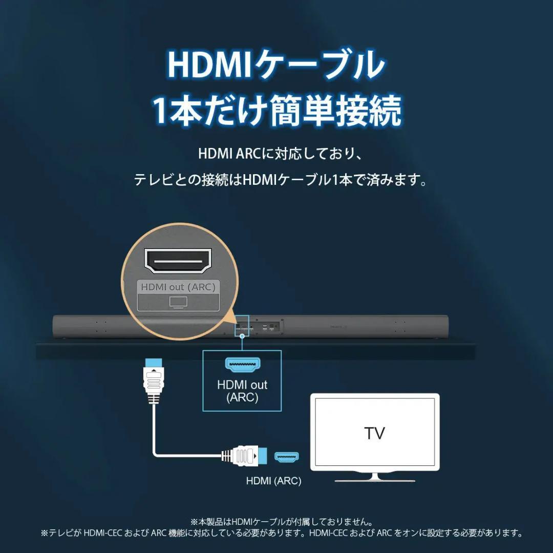 【7月31日まで10％OFF】PHILIPS　サウンドバー　TAB4288