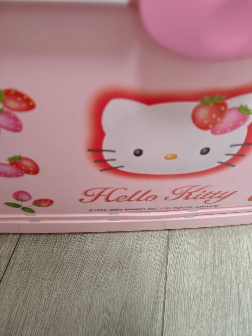 レア　ハローキティ　カゴ　バスケット　野いちごキティ　当時物