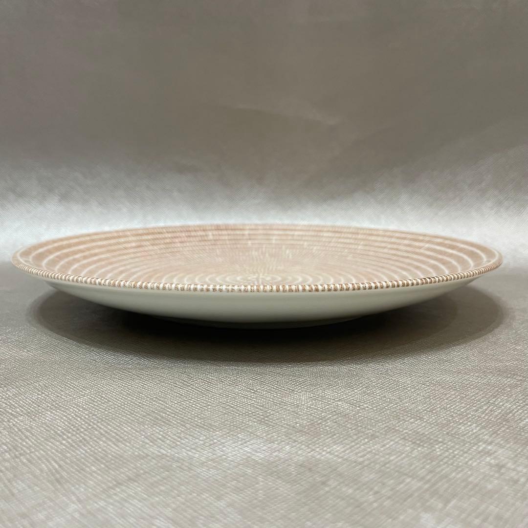 新品　旧・王冠ロゴ　アラビア　20㎝ プレート　24h アベック　ブラウン　①