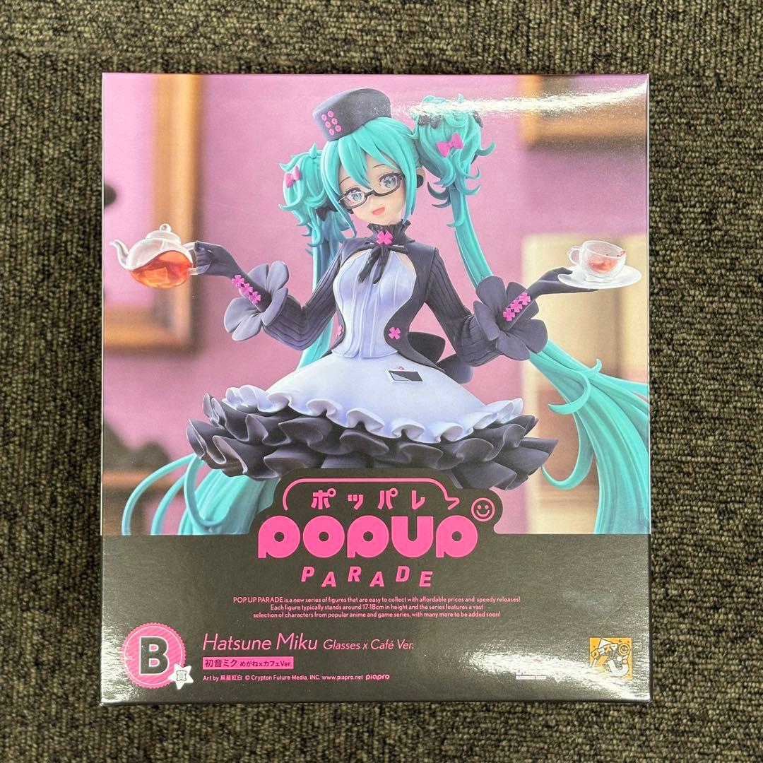 新品　POP UP PARADE 初音ミク ポップアップパレード　眼鏡フィギュア