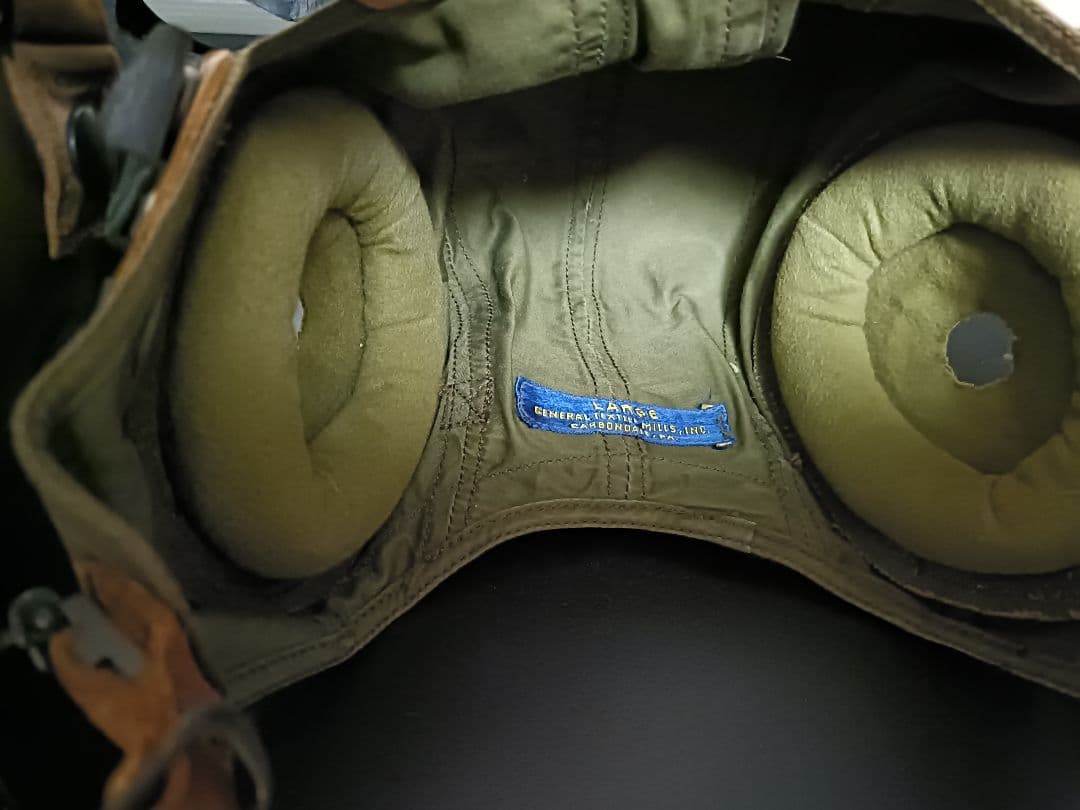 米軍実物 H-4ヘルメット A-14酸素マスクセット 陸軍航空隊 フルセット