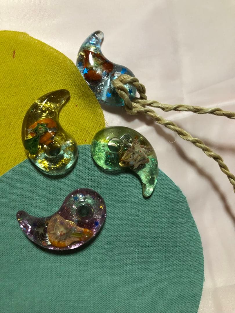 レジン(勾玉)手作り作品
