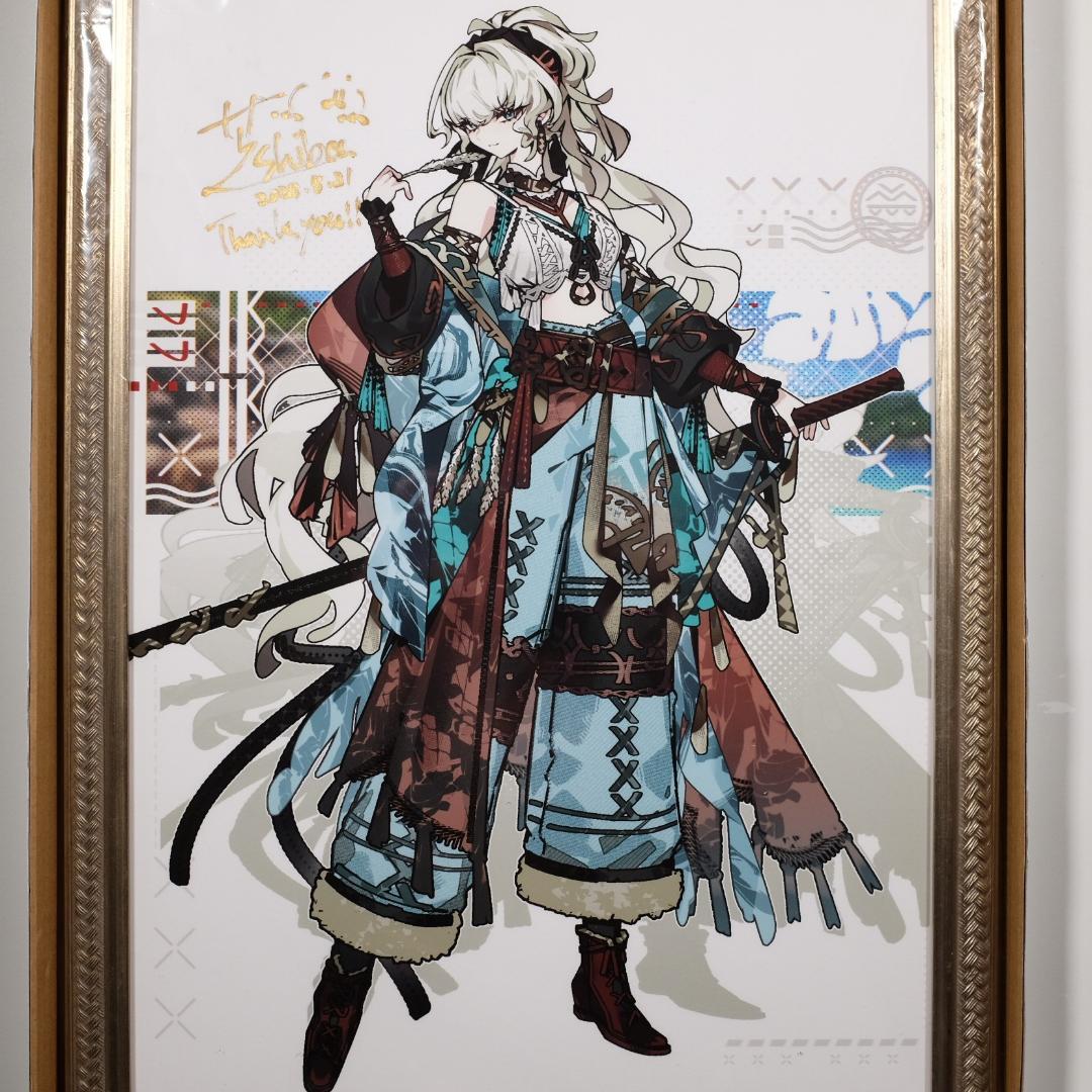 芝 初個展『Progress States』 複製原画　直筆サイン入り