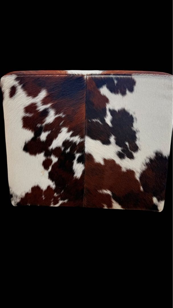 【牛革】ハラコスツール 正方形 可愛い お洒落 チェア 置物 インテリア 自然体