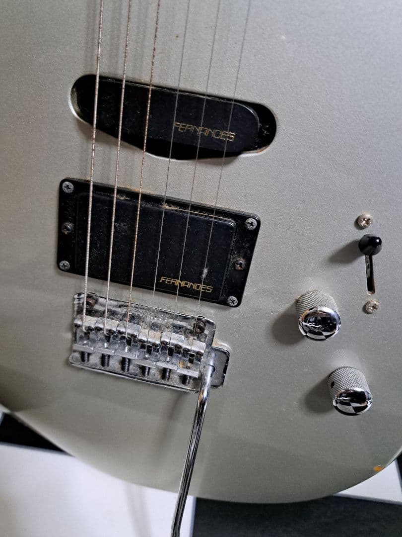 FERNANDES エレキギター シルバー FGZ-1C