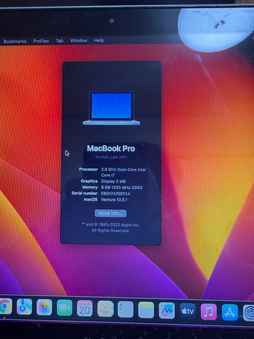 MacBook Pro 13インチ シルバー 本体