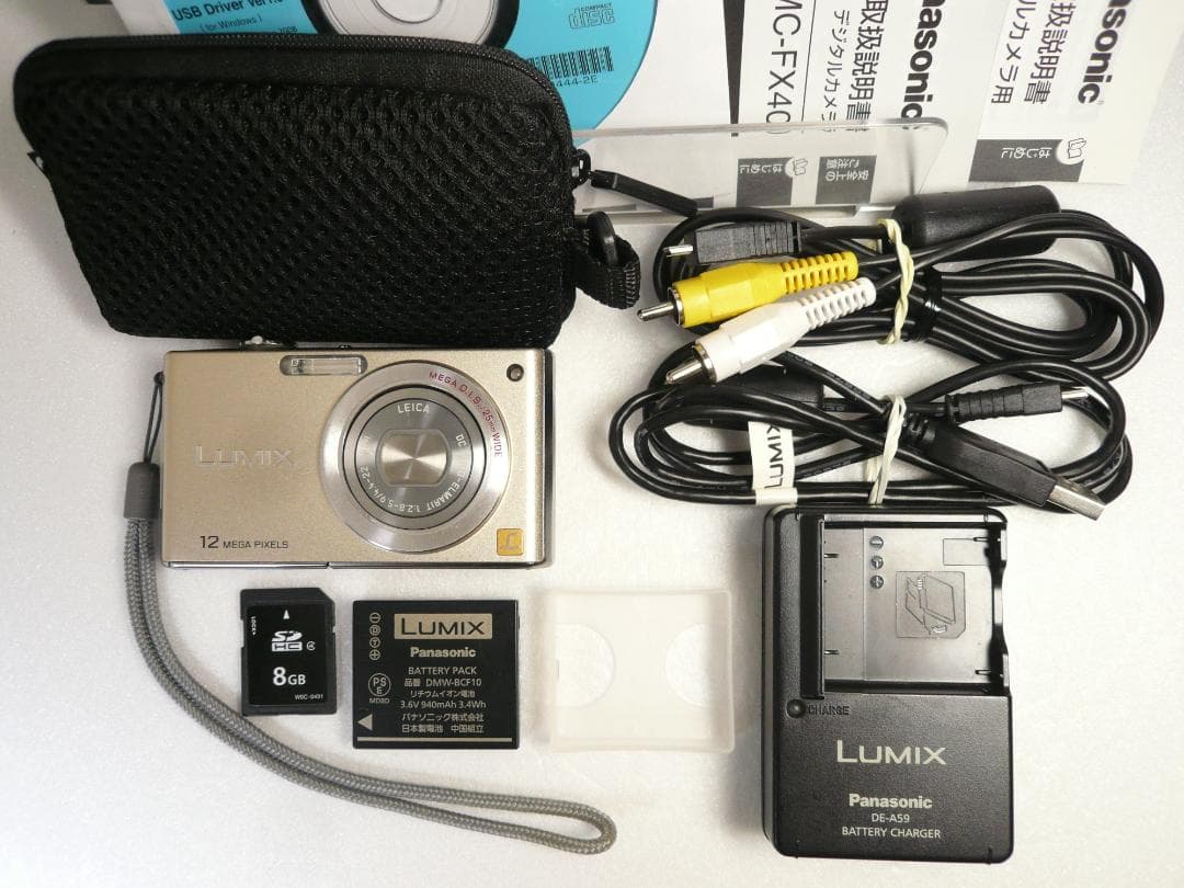 LUMIX★DMC-FX40⚠️必読有⭕️箱入完品⭕️安心の実働品★ゴールド