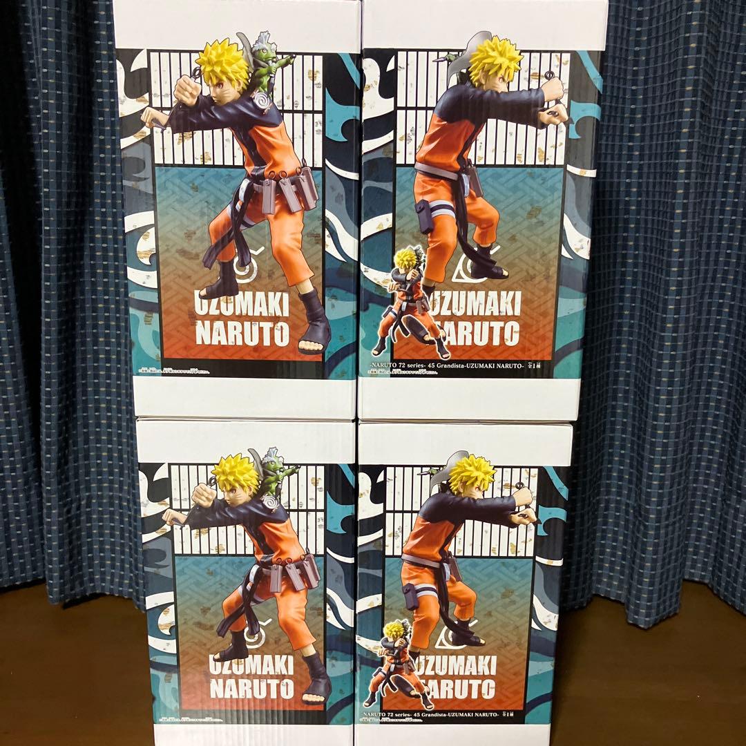 NARUTO 72 series- 45 Grandista うずまきナルト4個