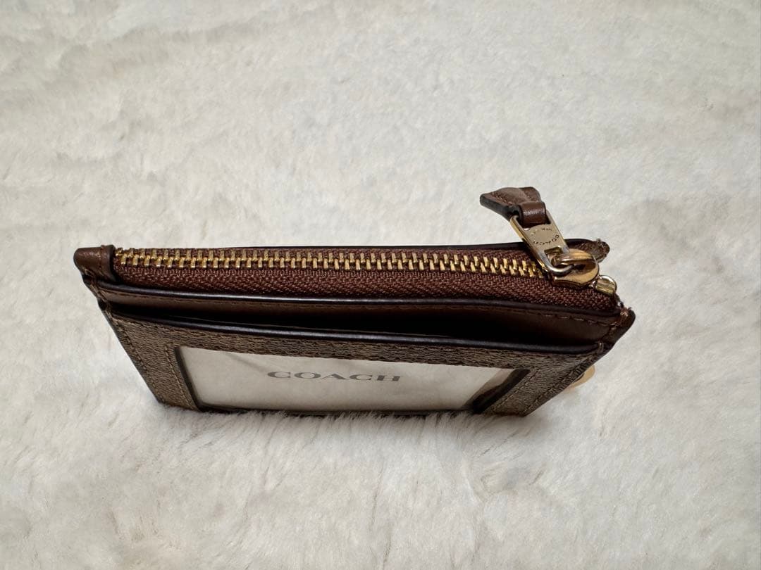 COACH コンパクト財布＆パスケース ブラウン