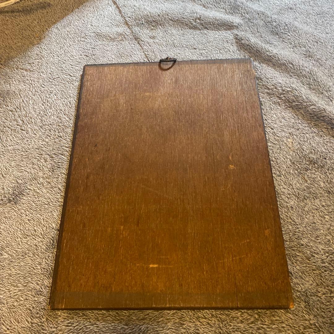 ビンテージ　VOGUE MOON 木製プレートポスター　アートポスター　絵画